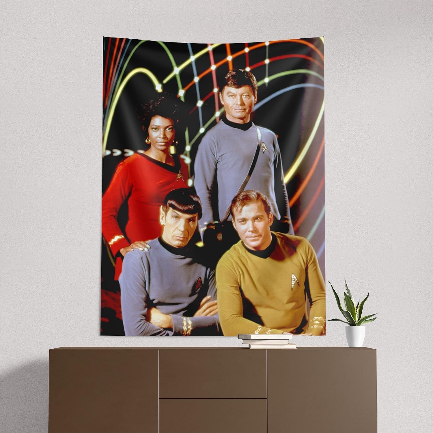 image:imageNorthwest Bluey Happy Explorers Wall Hanging Tapestry Nursery Playroom Decor Lightweight Washable Fade Resistant 40x57 inchesStar Trek Original Series