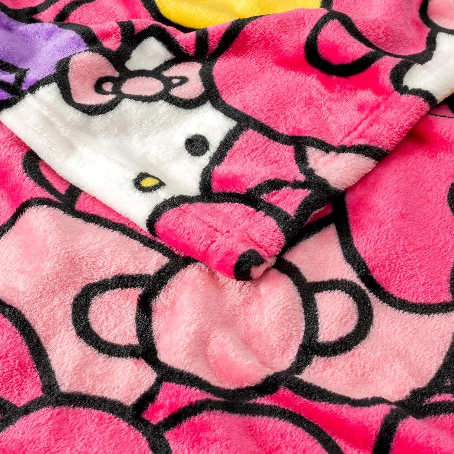 image:imageNorthwest Bluey and Bingo Rainbow Cloud Pal and Throw Blanket Set Soft 50 x 60 Inch Fleece Throw with 24 Inch Character Shaped Pillow Cozy 2Piece Gift Set for Bedroom or TravelHello Kitty Lost in Bows