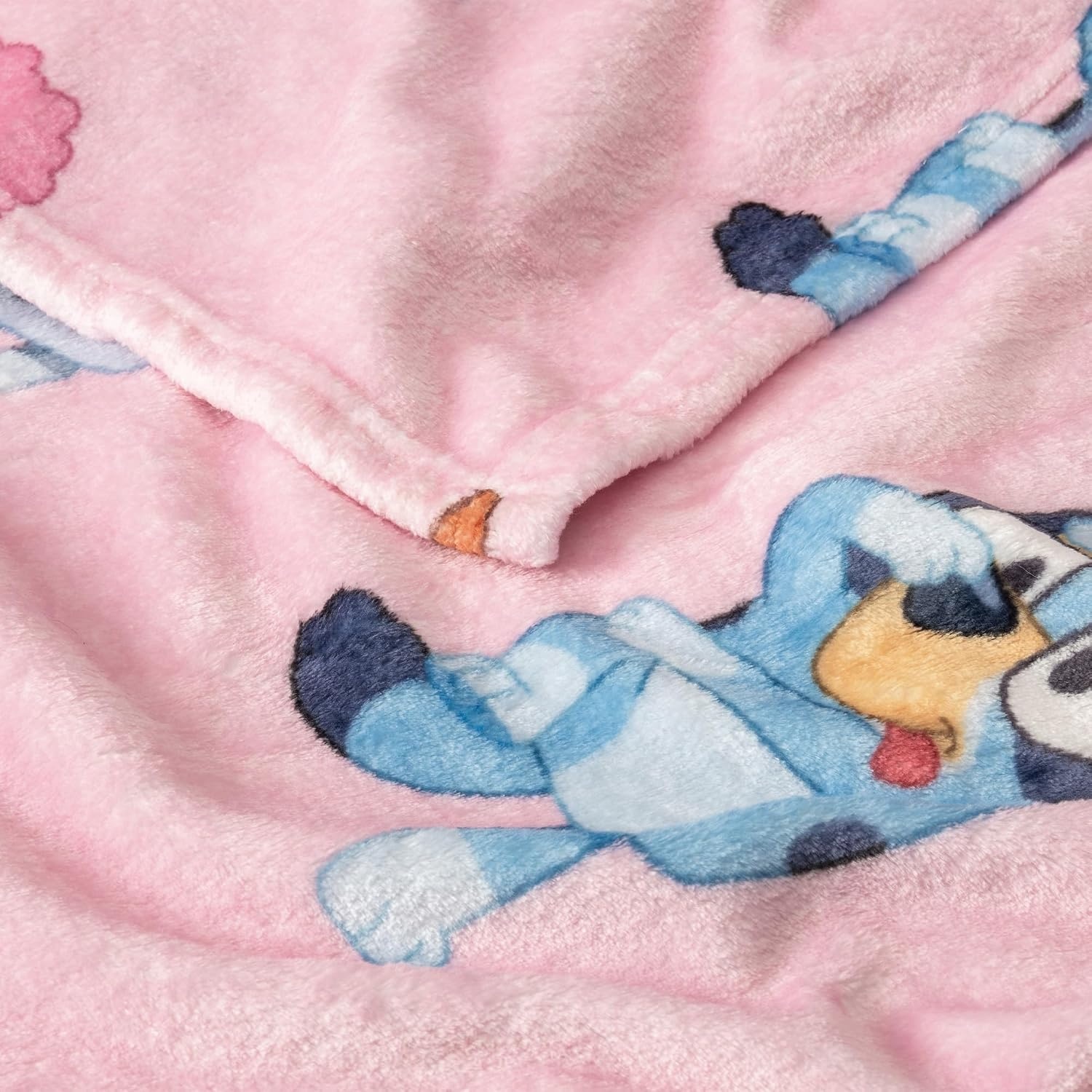 image:imageNorthwest Bluey and Bingo Rainbow Cloud Pal and Throw Blanket Set Soft 50 x 60 Inch Fleece Throw with 24 Inch Character Shaped Pillow Cozy 2Piece Gift Set for Bedroom or TravelBluey and Coco Bestie