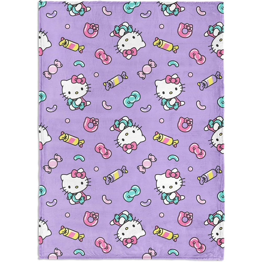 image:imageNorthwest Bluey Bunny Pup Throw Blanket Oversized Silk Touch Throw UltraSoft Lightweight Fleece Dcor 50 x 70 inchesHello Kitty Candy Kitty