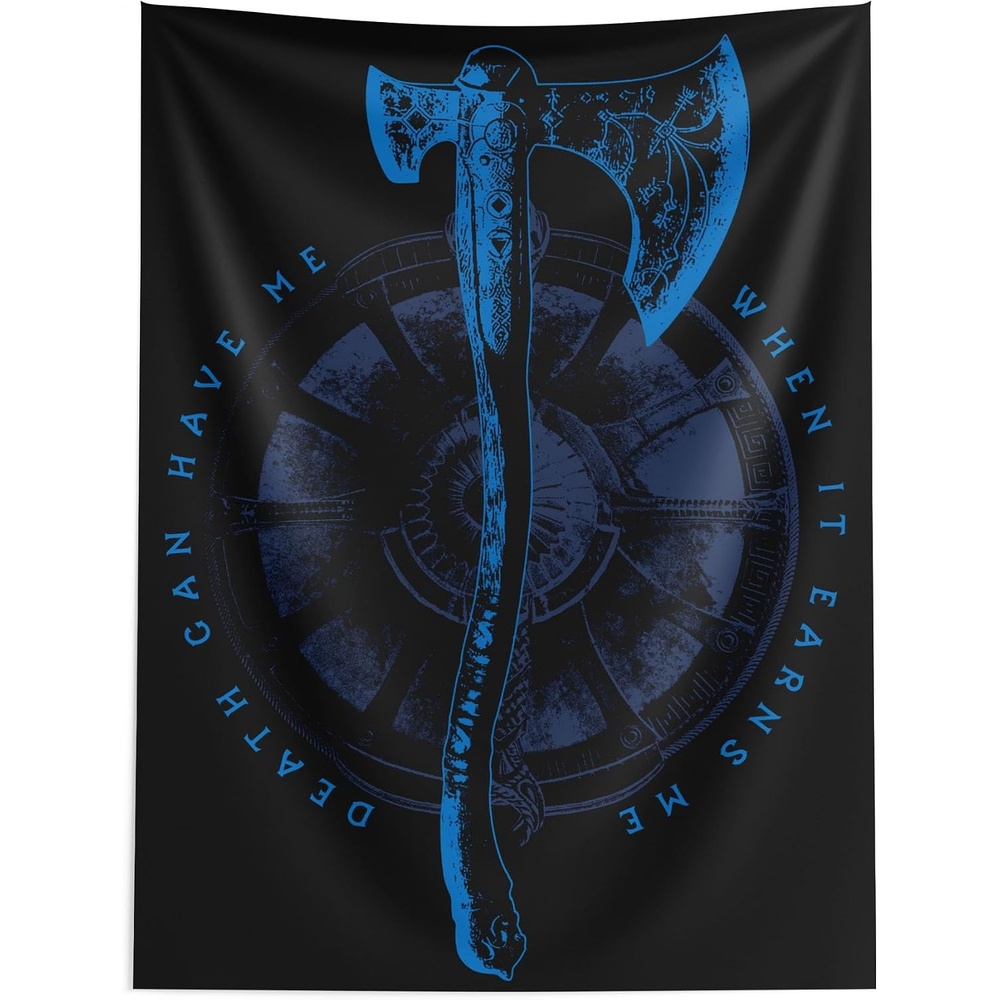 image:imageNorthwest Bluey Happy Explorers Wall Hanging Tapestry Nursery Playroom Decor Lightweight Washable Fade Resistant 40x57 inchesGod Of War Death Can Have Me
