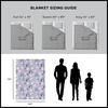 Northwest Bluey Bunny Pup Throw Blanket Oversized Silk Touch Throw, Ultra-Soft Lightweight Fleece Décor, 50 x 70 inches(Bluey Bunny Pup)