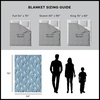 Northwest Bluey Bunny Pup Throw Blanket Oversized Silk Touch Throw, Ultra-Soft Lightweight Fleece Décor, 50 x 70 inches(Bluey Time to Frolic)