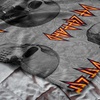 Northwest Bluey Bunny Pup Throw Blanket Oversized Silk Touch Throw, Ultra-Soft Lightweight Fleece Décor, 50 x 70 inches(Def Leppard – Skull)