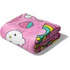 Northwest Bluey Bunny Pup Throw Blanket Oversized Silk Touch Throw, Ultra-Soft Lightweight Fleece Décor, 50 x 70 inches(Hello Kitty Tie Dye Rainbow)