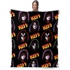 Northwest Bluey Bunny Pup Throw Blanket Oversized Silk Touch Throw, Ultra-Soft Lightweight Fleece Décor, 50 x 70 inches(Kiss – Portraits)