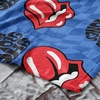 Northwest Bluey Bunny Pup Throw Blanket Oversized Silk Touch Throw, Ultra-Soft Lightweight Fleece Décor, 50 x 70 inches(The Rolling Stones – Checkered)