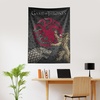 Northwest Bluey Happy Explorers Wall Hanging Tapestry, Nursery Playroom Decor, Lightweight Washable Fade Resistant, 40×57 inches(Game of Thrones Snarling Sigils)