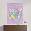 Northwest Bluey Happy Explorers Wall Hanging Tapestry, Nursery Playroom Decor, Lightweight Washable Fade Resistant, 40×57 inches(My Little Pony Pony Friends)