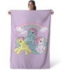 Northwest Bluey Happy Explorers Wall Hanging Tapestry, Nursery Playroom Decor, Lightweight Washable Fade Resistant, 40×57 inches(My Little Pony Pony Friends)