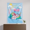 Northwest Bluey Happy Explorers Wall Hanging Tapestry, Nursery Playroom Decor, Lightweight Washable Fade Resistant, 40×57 inches(My Little Pony The Daydreamer)