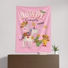 Northwest Bluey Happy Explorers Wall Hanging Tapestry, Nursery Playroom Decor, Lightweight Washable Fade Resistant, 40×57 inches(Peppa Pig Cowgirl)