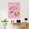 Northwest Bluey Happy Explorers Wall Hanging Tapestry, Nursery Playroom Decor, Lightweight Washable Fade Resistant, 40×57 inches(Peppa Pig Cowgirl)
