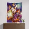 Northwest Bluey Happy Explorers Wall Hanging Tapestry, Nursery Playroom Decor, Lightweight Washable Fade Resistant, 40×57 inches(Scooby Doo Flashlight Scooby)