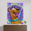 Northwest Bluey Happy Explorers Wall Hanging Tapestry, Nursery Playroom Decor, Lightweight Washable Fade Resistant, 40×57 inches(Scooby Doo Super Scooby)