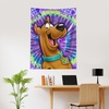 Northwest Bluey Happy Explorers Wall Hanging Tapestry, Nursery Playroom Decor, Lightweight Washable Fade Resistant, 40×57 inches(Scooby Doo Super Scooby)