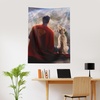 Northwest Bluey Happy Explorers Wall Hanging Tapestry, Nursery Playroom Decor, Lightweight Washable Fade Resistant, 40×57 inches(Superman World View)