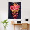 Northwest Bluey Happy Explorers Wall Hanging Tapestry, Nursery Playroom Decor, Lightweight Washable Fade Resistant, 40×57 inches(Twisted Metal Fuel The Madness)