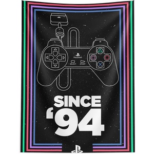 Northwest Bluey Happy Explorers Wall Hanging Tapestry, Nursery Playroom Decor, Lightweight Washable Fade Resistant, 40×57 inches(Playstation Staticcore)