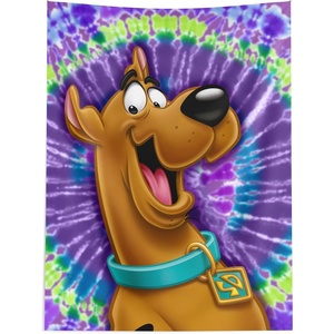 Northwest Bluey Happy Explorers Wall Hanging Tapestry, Nursery Playroom Decor, Lightweight Washable Fade Resistant, 40×57 inches(Scooby Doo Super Scooby)