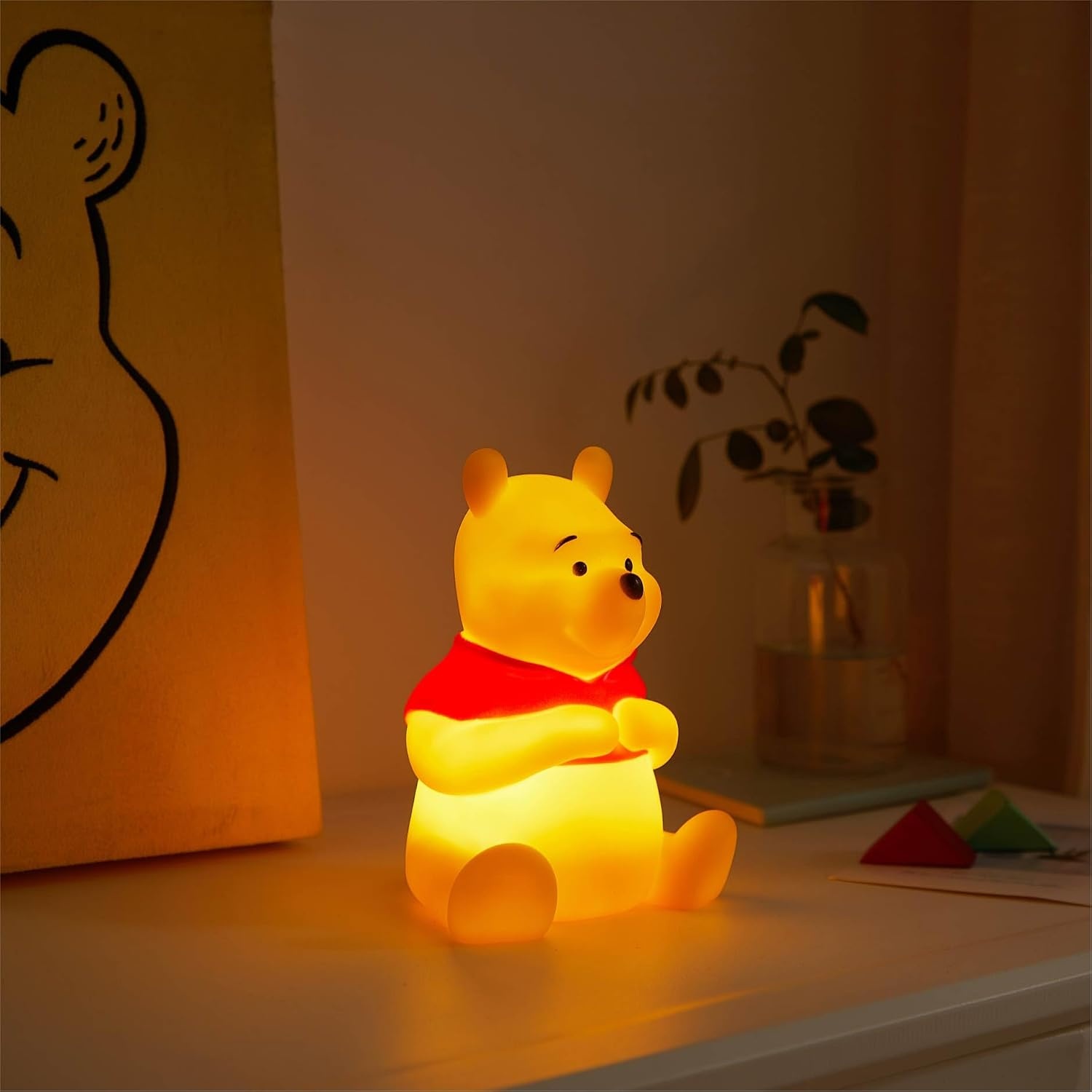 image:imageBluey Bingo Squishy Night Light 6 LED Soft Mood Lamp for Decor Kids Bedrooms Collectors amp Gift GivingWinnie The Pooh