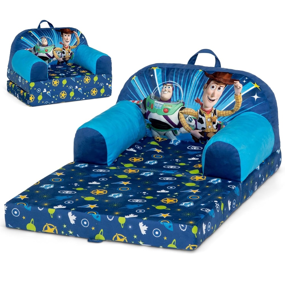 image:imageDelta Children  Bluey Cozee Buddy FlipOut Kids Chair BlueToy Story