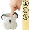 Bluey Bingo Squishy Night Light 6″ LED Soft Mood Lamp for Decor, Kids Bedrooms, Collectors & Gift Giving(Peanuts)