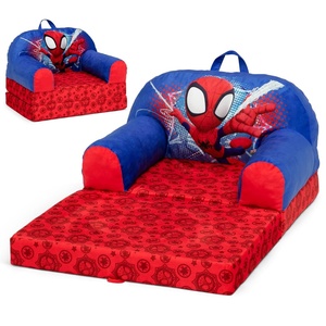 Delta Children – Bluey Cozee Buddy Flip-Out Kids Chair, Blue(Spidey and His Amazing Friends)