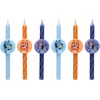 6 Bluey Birthday Cake Candles | Birthday Candles for Cake Decorations Featuring Bluey and Bingo, Blue & Orange, for Party