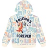 Bluey Fleece Zip-Up Hoodie Toddler to Big Kid(Bluey and Friends Multi)