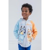 Bluey Fleece Zip-Up Hoodie Toddler to Big Kid(Grey)