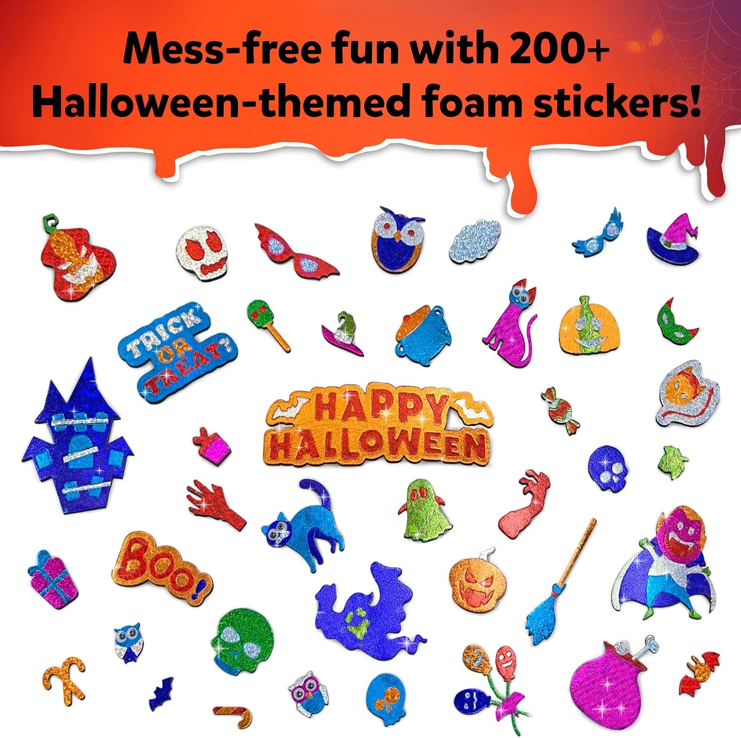 image:imageSkillmatics Foil Fun Disney Princess Foil Art amp Craft Kit Gift for Kids Travel Toy MessFree Sticker Activity DIY Decor For Fans of Cinderella Ariel amp Jasmine Girls amp Boys Ages 4 5 6 7 8Halloween