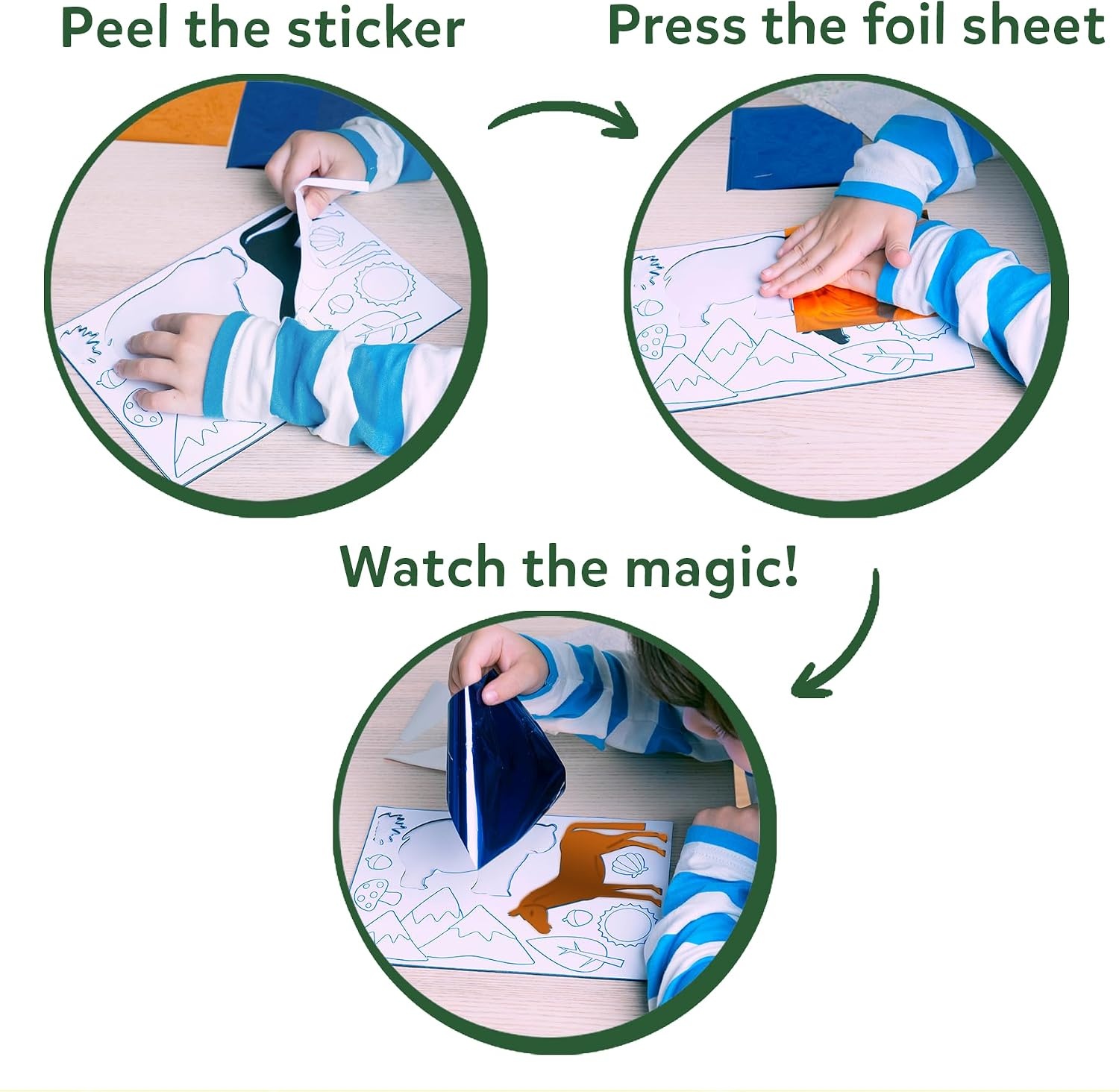 image:imageSkillmatics Foil Fun Disney Princess Foil Art amp Craft Kit Gift for Kids Travel Toy MessFree Sticker Activity DIY Decor For Fans of Cinderella Ariel amp Jasmine Girls amp Boys Ages 4 5 6 7 88 Animals Mega Pack