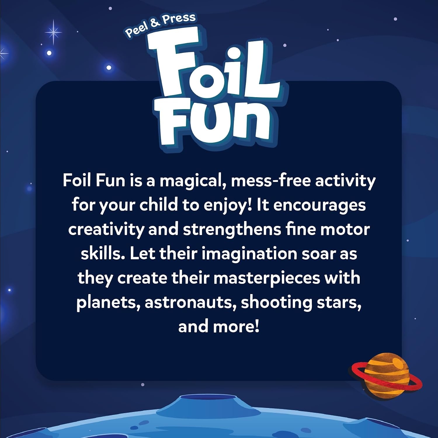image:imageSkillmatics Foil Fun Disney Princess Foil Art amp Craft Kit Gift for Kids Travel Toy MessFree Sticker Activity DIY Decor For Fans of Cinderella Ariel amp Jasmine Girls amp Boys Ages 4 5 6 7 87 Space