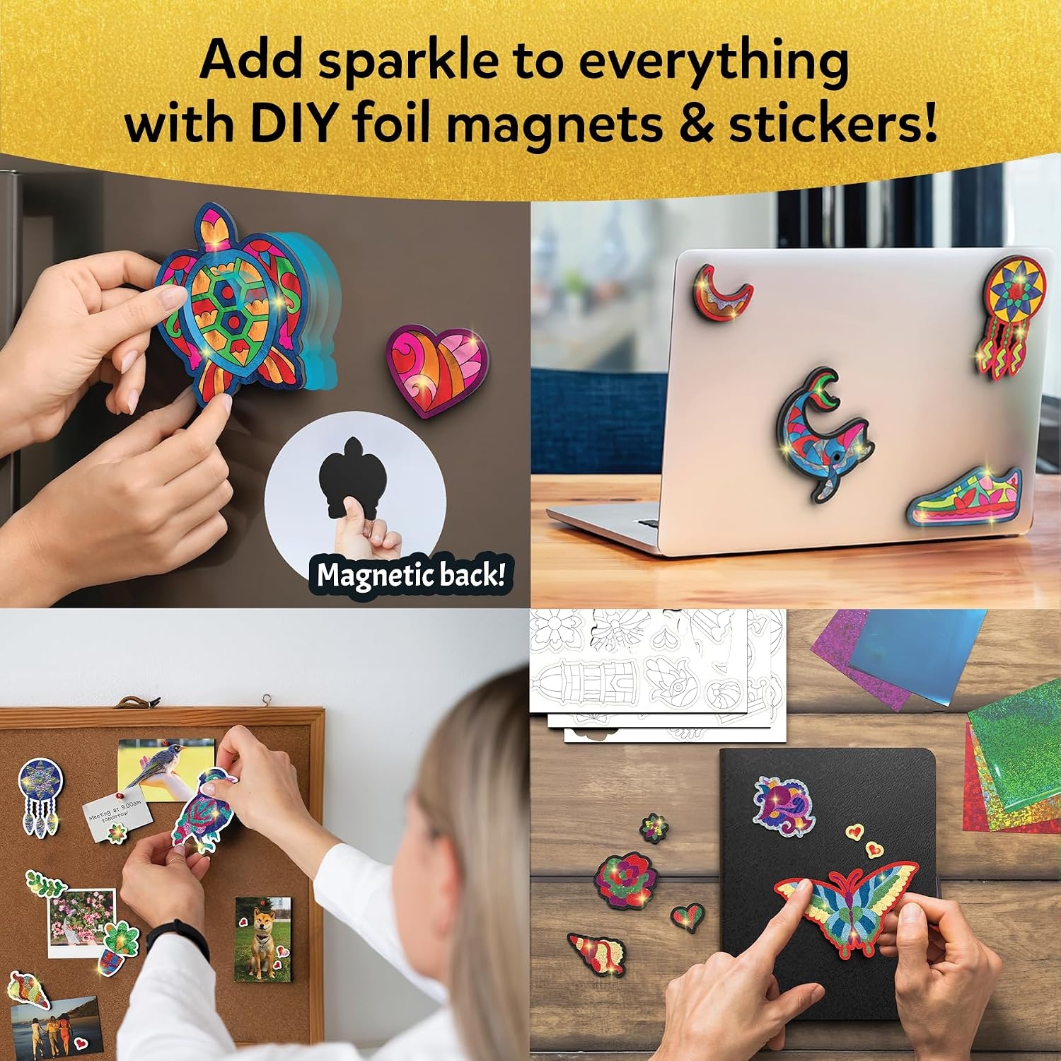 image:imageSkillmatics Foil Fun Disney Princess Foil Art amp Craft Kit Gift for Kids Travel Toy MessFree Sticker Activity DIY Decor For Fans of Cinderella Ariel amp Jasmine Girls amp Boys Ages 4 5 6 7 85 Pretty Patterns
