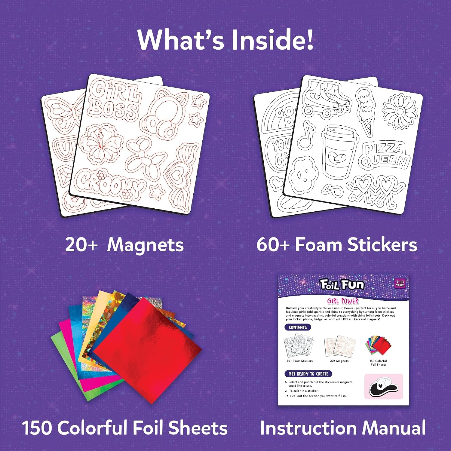 image:imageSkillmatics Foil Fun Disney Princess Foil Art amp Craft Kit Gift for Kids Travel Toy MessFree Sticker Activity DIY Decor For Fans of Cinderella Ariel amp Jasmine Girls amp Boys Ages 4 5 6 7 86 Girl Power