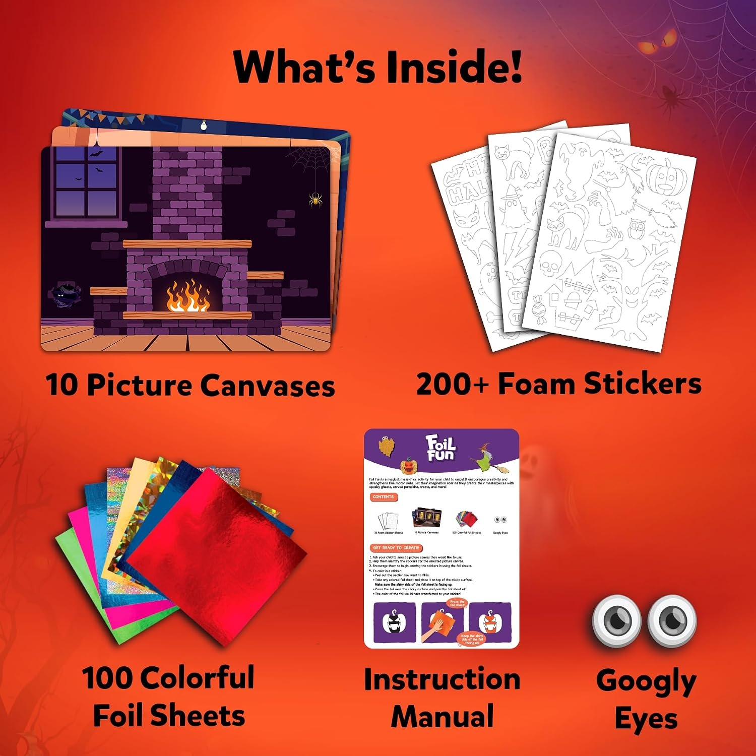 image:imageSkillmatics Foil Fun Disney Princess Foil Art amp Craft Kit Gift for Kids Travel Toy MessFree Sticker Activity DIY Decor For Fans of Cinderella Ariel amp Jasmine Girls amp Boys Ages 4 5 6 7 8Halloween