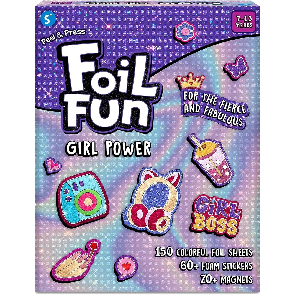 image:imageSkillmatics Foil Fun Disney Princess Foil Art amp Craft Kit Gift for Kids Travel Toy MessFree Sticker Activity DIY Decor For Fans of Cinderella Ariel amp Jasmine Girls amp Boys Ages 4 5 6 7 86 Girl Power