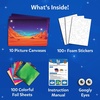 Skillmatics Foil Fun Disney Princess, Foil Art & Craft Kit, Gift for Kids | Travel Toy, Mess-Free Sticker Activity, DIY Decor, For Fans of Cinderella, Ariel & Jasmine, Girls & Boys Ages 4, 5, 6, 7, 8(7. Space)