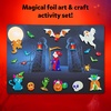 Skillmatics Foil Fun Disney Princess, Foil Art & Craft Kit, Gift for Kids | Travel Toy, Mess-Free Sticker Activity, DIY Decor, For Fans of Cinderella, Ariel & Jasmine, Girls & Boys Ages 4, 5, 6, 7, 8(Halloween)
