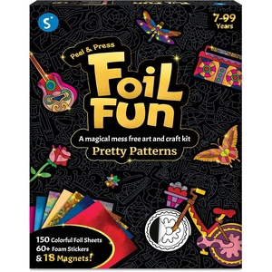 Skillmatics Foil Fun Disney Princess, Foil Art & Craft Kit, Gift for Kids | Travel Toy, Mess-Free Sticker Activity, DIY Decor, For Fans of Cinderella, Ariel & Jasmine, Girls & Boys Ages 4, 5, 6, 7, 8(5. Pretty Patterns)