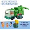 BLUEY Adventure Plane, Airplane Toys, Pilot Figure and Accessories | Open side with fold-down stairs, family seating, and luggage storage in this airplanes for kids playset(Garbage Truck)