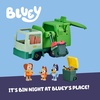 BLUEY Adventure Plane, Airplane Toys, Pilot Figure and Accessories | Open side with fold-down stairs, family seating, and luggage storage in this airplanes for kids playset(Garbage Truck)