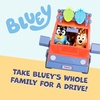 BLUEY Adventure Plane, Airplane Toys, Pilot Figure and Accessories | Open side with fold-down stairs, family seating, and luggage storage in this airplanes for kids playset(Family Vehicle)