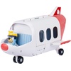 BLUEY Adventure Plane, Airplane Toys, Pilot Figure and Accessories | Open side with fold-down stairs, family seating, and luggage storage in this airplanes for kids playset(Plane)