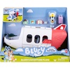 BLUEY Adventure Plane, Airplane Toys, Pilot Figure and Accessories | Open side with fold-down stairs, family seating, and luggage storage in this airplanes for kids playset(Plane)