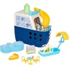 Bluey Cruise Ship Playset, Features 5 Play Areas, Water Slide, Rock Wall, Speedboat & Parasail, Includes 15+ Accessories, Sticker Sheet, & Exclusive Bingo Figures