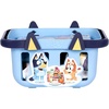 Bluey Shopping Basket, 9 Grocery Accessories, Toddler Pretend Play | Foldable handles sized for little hands, shopping list included; roleplay toy for kids ages 3+(Shopping Basket)