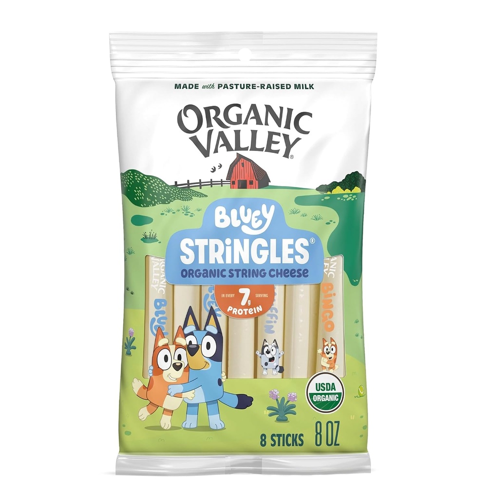 image:imageOrganic Valley Stringles Bluey Organic Mozzarella String Cheese 8 oz