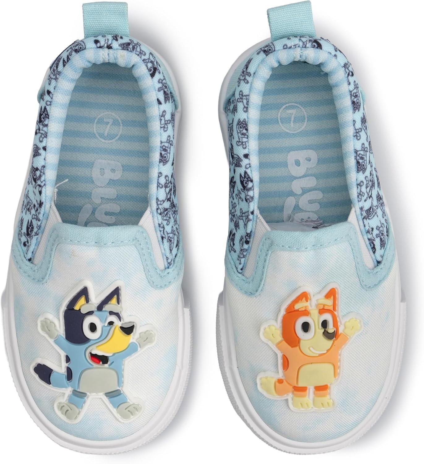 image:imageBluey Shoes for Kids Slip On Toddler Sneakers for Boys and GirlsBlue